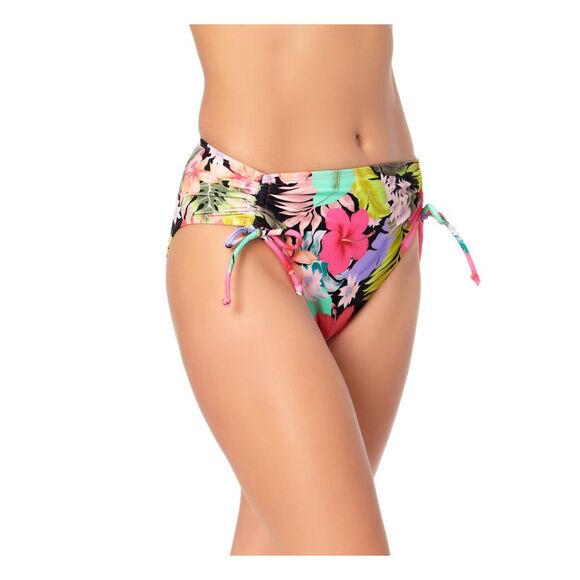 CALIFORNIA WAVES Women's Multi Color Cinch Tie Details Swimsuit Bottom XL - Picture 3 of 4